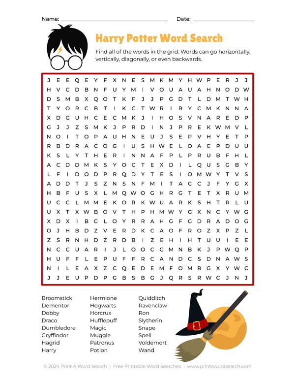 Movie Theater Word Search